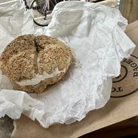   at Tompkins Square Bagels in New York City