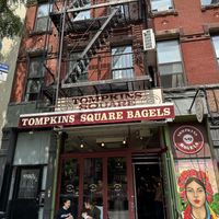   at Tompkins Square Bagels in New York City