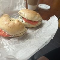   at Tompkins Square Bagels in New York City