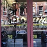 Front door   at Tompkins Square Bagels in New York City