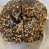Pumpernickel everything  at Tompkins Square Bagels in New York City