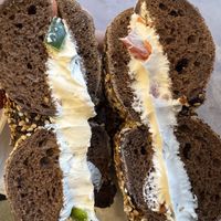 Veggie tofu  at Tompkins Square Bagels in New York City