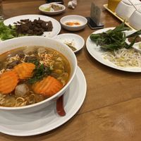 Delicious laksa. Appetizers are a hit or miss.  at Vitking House in Siem Reap