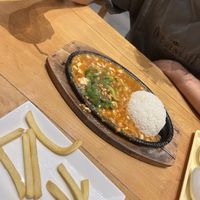tofu with pack choi and rice (chinese)  at Vitking House in Siem Reap