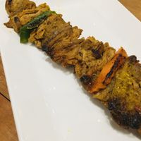 Mushroom skewers at Vitking House in Siem Reap