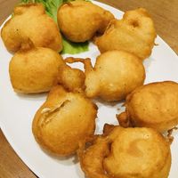 Deep fried tofu 🤤 at Vitking House in Siem Reap