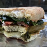 Vegan melt  at Hot Shots Cafe in Cranbrook