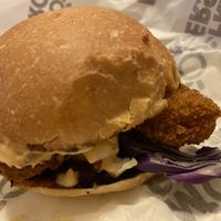 Schnitz slider - supper yummy at MooFree Burgers - Food Truck in Morningside