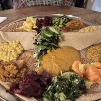 Herbivore platter for two   at Mesob in Northcote