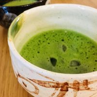 Cold Uji matcha tea  at Camellia in Turin