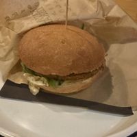 koji burger  at Kavarna Tiskarna in Ljubljana