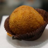 Fried arancina at kePalle - Via Maqueda in Palermo