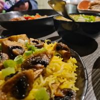 Mushroom rice at Indi-Yang in Torquay