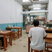 Inside the shop, it's quite warm and has a funky smell but berable at San Jin SuShi in Kaohsiung