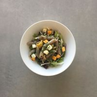 Vegetarian but gluten free pasta  at Kult in Alicante