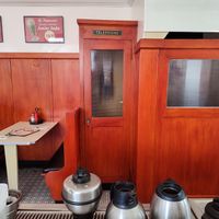 They've got this sweet old telephone! at St Francis Fountain and Candy in San Francisco