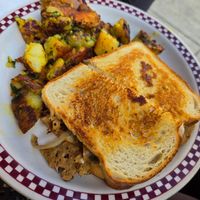 Philly cheesteak (vegan) at St Francis Fountain and Candy in San Francisco