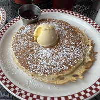 Vegan pancakes  at St Francis Fountain and Candy in San Francisco