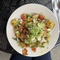 Nebulous potato thing  at St Francis Fountain and Candy in San Francisco