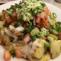 Nebulous potato thing  at St Francis Fountain and Candy in San Francisco