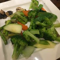 Steamed veggies at Miso in Fredericksburg