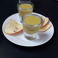 Ginger shot at The Green Moustache in North Vancouver