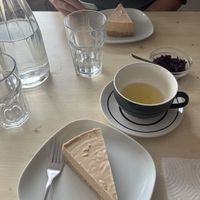 Peanut butter cheesecake was fantastic   at Vega in Tintagel