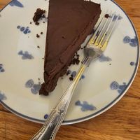 Vegan Chocolate Torte. at Vega in Tintagel
