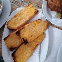 garlic bread at Vega in Tintagel