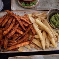 Pound of mixed fries  at Hans im Glück in Ingolstadt