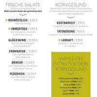 salads at Hans im Glück in Ingolstadt