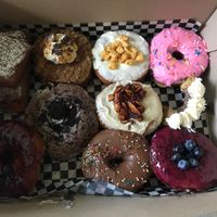 Forgot to take a picture before digging in 🤤  at Daddy O Doughnuts in Mississauga
