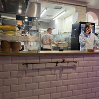 Counter   at Dough Pizza - Clerk St in Edinburgh