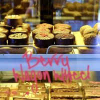 Berry wagon wheel at Crunchbox in Malaga