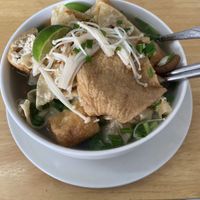 Pho! (I added the lime)  at Vietnamese Coffee & Noodle Soup in Siem Reap