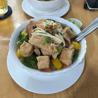 Vegan pho at Vietnamese Coffee & Noodle Soup in Siem Reap