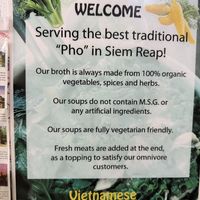   at Vietnamese Coffee & Noodle Soup in Siem Reap