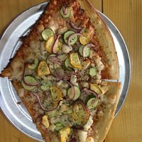 The veggie, with vegan cheese!!!! Sooooo delicious! at Pizzaiola in Ensenada