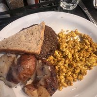 note that the sauce on potatoes contains honey, can be ordered without    at Sleepy Bee Cafe - Downtown in Cincinnati