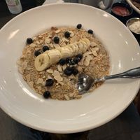 Vegan almond coconut oats at Sleepy Bee Cafe - Downtown in Cincinnati