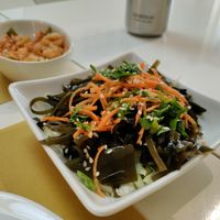 Yummy seaweed salad at Loving Hut in Valencia
