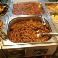 Buffet at Loving Hut in Valencia