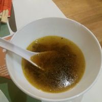 Miso with seaweed soup at Loving Hut in Valencia
