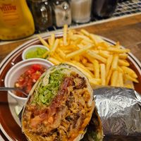 Burritos with fries at EvilTex in Takayama