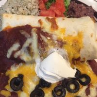 Vegetarian enchilada soooo good!!! at EvilTex in Takayama