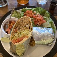 Vegan burrito  at EvilTex in Takayama