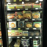Some vegan frozen items  at Pomegranate Market in Sioux Falls