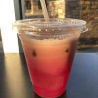 Pink Lemonade at Roots Juice Bar - Churn Creek in Redding