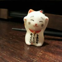 The cat theme  at Zi Tien Ye Cai Wu - Yasai ya in Hsinchu