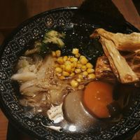 Miso ramen at Zi Tien Ye Cai Wu - Yasai ya in Hsinchu